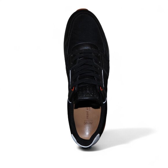 Royal Albartross Strider Lite Spikeless Golf Shoes Men's 8 Black Orange PO0334 - Picture 10 of 12